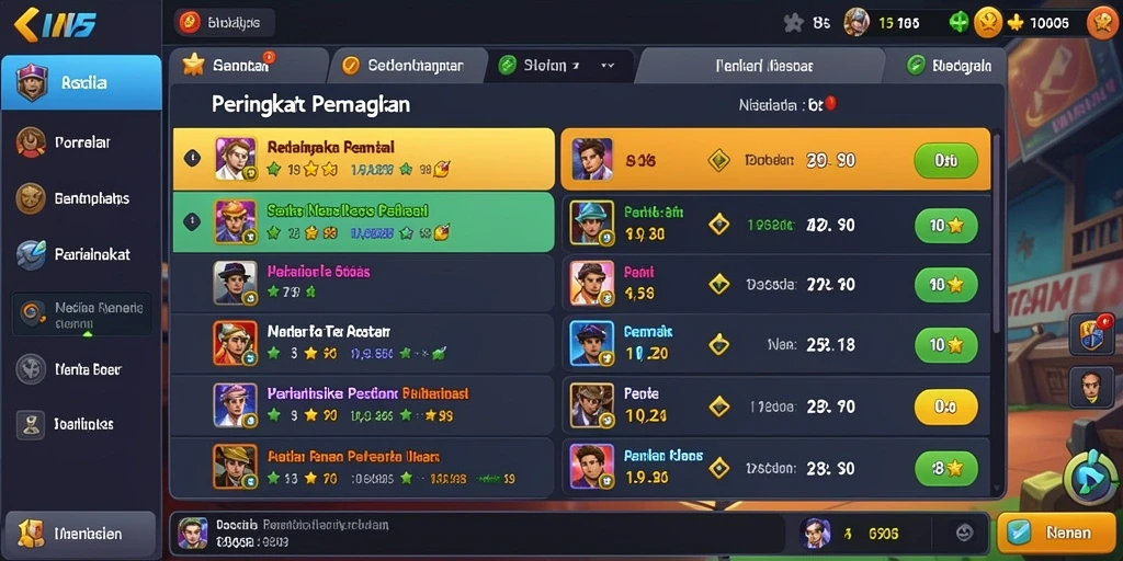 Tampilan antarmuka yang intuitif dan user-friendly.