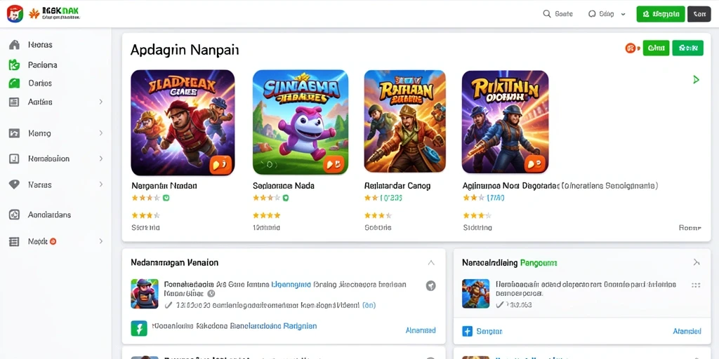 Tampilan antarmuka yang sederhana dan menarik.