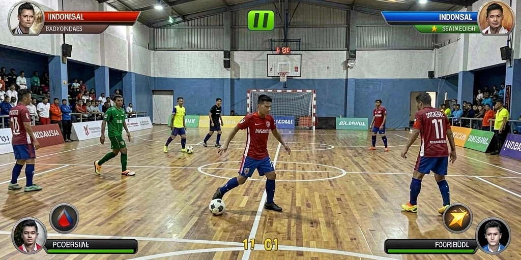 Tampilan awal permainan yang menarik perhatian.